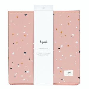 Fabric storage cube box 3 Sprouts image-2