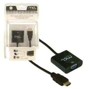hdmi/vga vrouwelijke adapter + audio MCL Samar Hd15 image-3
