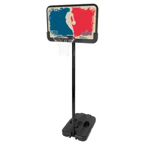 Przenośna obręcz do koszykówki Spalding NBA Logoman image-0