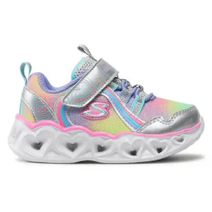 Girl sneakers Skechers Heart Lights - Rainbow Lux image-1