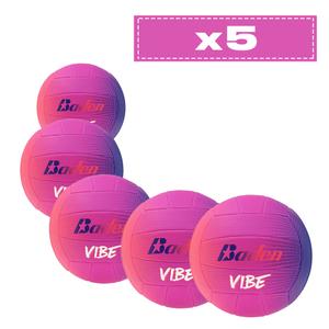 Lote de 5 balones Baden Sports Vibe