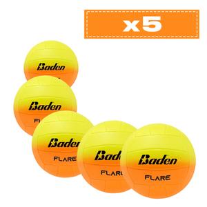 Lote de 5 balones Baden Sports Flare