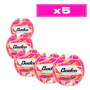 Lote de 5 balones Baden Sports Match Point Beach