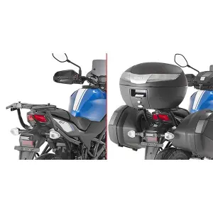Support top case moto Givi Monokey ou Monolock Suzuki SV 650 (16 à 20) image-1