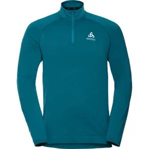 Capa intermedia Odlo 1/2 zip Millennium Yakwarm image-0