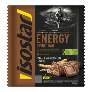 Bars Isostar Energy Chocolate 3 x 40g (20 boîtes)  image-0