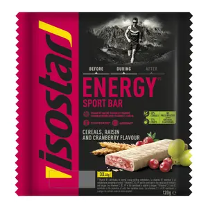 Bares Isostar Energy Cranberry 3 x 40g (20 boîtes)  image-0