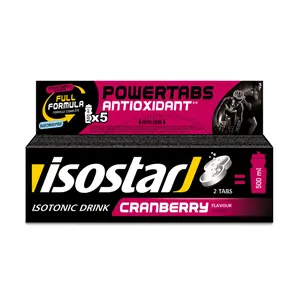 Comprimidos Isostar Powertabs Fast Hydration cranberry (12 tubes) image-0