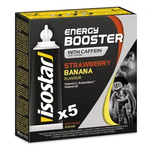 Gel Isostar Energy Booster Antioxydant banane (12 boîtes) image-0