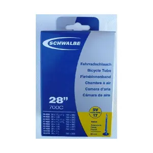 Camera d'aria della valvola Presta Schwalbe Tour 28x1 1/8-1.75 60 Mm image-0
