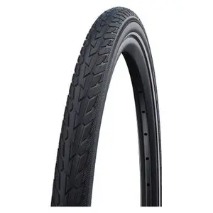 Pneu rigide réfléchissant Schwalbe Road Cruiser K-Guard Green Compound HS484 Twinskin 47-559 image-0