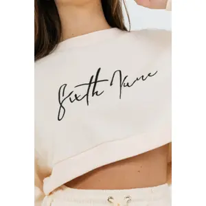 Sweatshirt vrouw Sixth June basic signature image-4