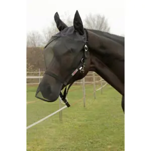 Halter mask anti-fly ears and nose full Kerbl image-0