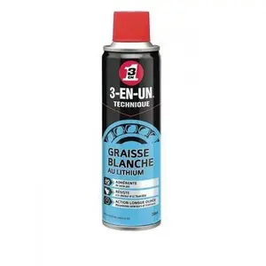 Graisse blanche WD40 3en1 au lithium en spray 250mL