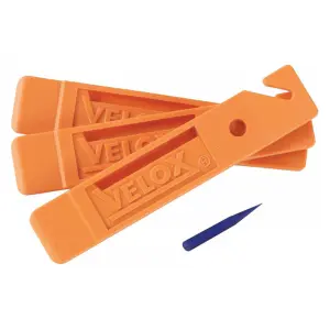 Conjunto de 3 alavancas de pneus de bicicleta com extractor de pedra Velox image-1