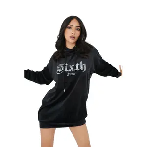 Vestido de terciopelo para mujer Sixth June image-2