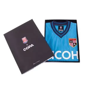Camiseta segunda equipación Copa Football Stoke City FC 1983 - 85 Retro image-4