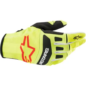 Motorcykelhandsker midt i sæsonen Alpinestars T-star yellow and black image-0