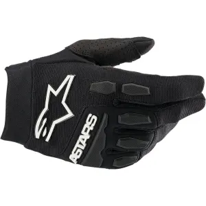 Motorcycle cross gloves for kids Alpinestars yth f bore black image-0