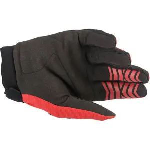Gants moto cross enfant Alpinestars yth f bore red and black image-1