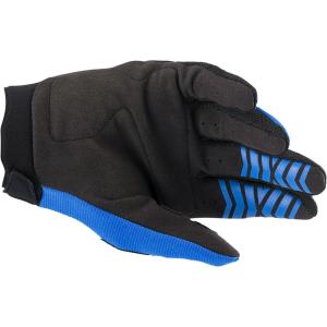 Motorcycle cross gloves for kids Alpinestars yth f bore blue and black image-1