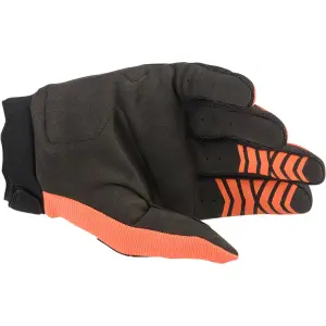 Gants moto cross enfant Alpinestars yth f bore orange and black image-1