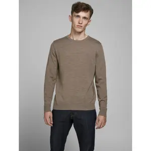 Rundhals-Pullover Jack & Jones Mark Merino image-1