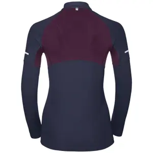 Capa intermedia mujer Odlo 1/2 zip Omnius Warm image-1