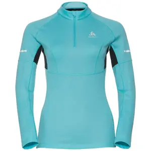 Capa intermedia mujer Odlo 1/2 zip Omnius Warm image-0