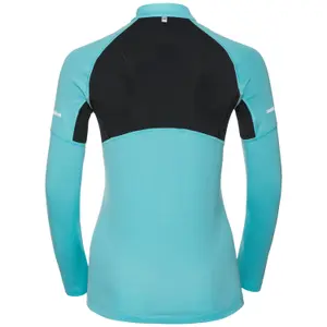 Capa intermedia mujer Odlo 1/2 zip Omnius Warm image-1