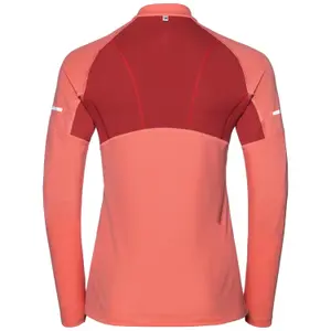 Capa intermedia de mujer Odlo 1/2 zip Omnius Warm image-1