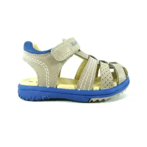 Baby boy sandals Kickers Platinium image-1