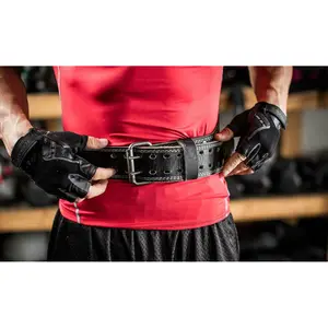 Padded leather belt Harbinger image-5