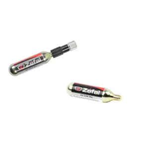 Kit co2-Pumpe + Patronenhalter + 2 Patronen mit Schrauben Zefal 16 g image-1