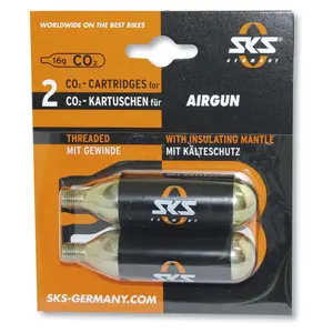 2 co2-patroner SKS Airgun 16g image-0