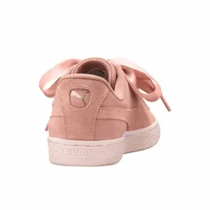 Bőr sportcipő nőknek Suede Heart Pebble image-5