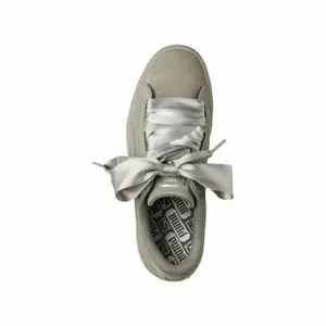 Damen Wildleder Herz Kiesel Turnschuhe image-2