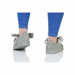 Damen Wildleder Herz Kiesel Turnschuhe image-6