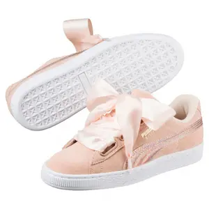 Damen Wildleder Herz lunalux Turnschuhe image-0
