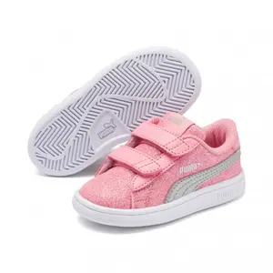 Baby girl sneakers Puma smash v2 glitz image-2