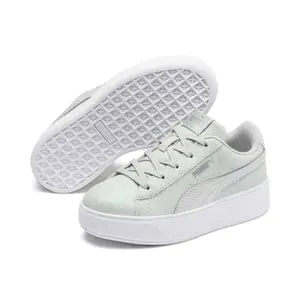 Træningssko til kvinder og børn Puma Vikky Platform Glitz image-1
