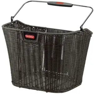 Cesta delantera de bicicleta tejida sin adaptador Klickfix