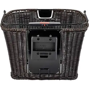 Cesta delantera de bicicleta tejida sin adaptador Klickfix image-2