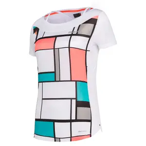 T-shirt til kvinder Macron running peggy image-0