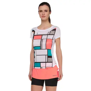 T-shirt til kvinder Macron running peggy image-1
