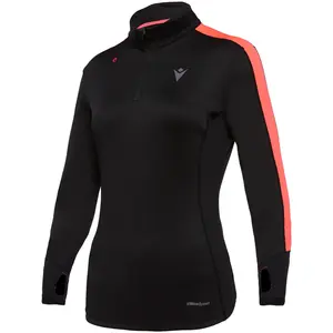 T-shirt femme Macron 1/4 zip running jessica image-0