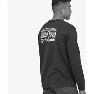 Μπλούζα με μακριά μανίκια Patagonia P-6 Logo Responsibili image-1