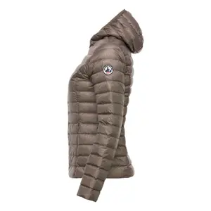 Damska kurtka puchowa Jott Cloe basic taupe image-1