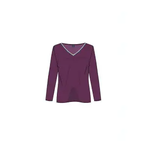 T-Shirt, langarm, mit V-Ausschnitt, Damen Armor-Lux image-0