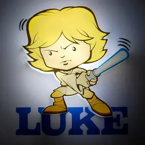 Mini lamp 3D Light FX Luke Skywalker 3D image-1